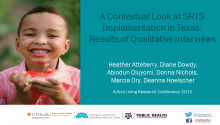 A Contextual Look at Safe Routes to School Program Implementation in Texas: Results of Qualitative Interviews