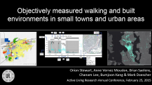 Objectively Measured Walking and Built Environments in Small Towns and Urban Areas