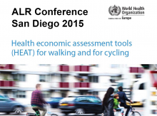 Health Economic Assessment Tools (HEAT) for Walking and for Cycling