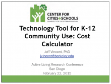 Technology Tools for K-12 Community Use: Cost Calculator Technology Tools for K-12 Community Use: Cost Calculator